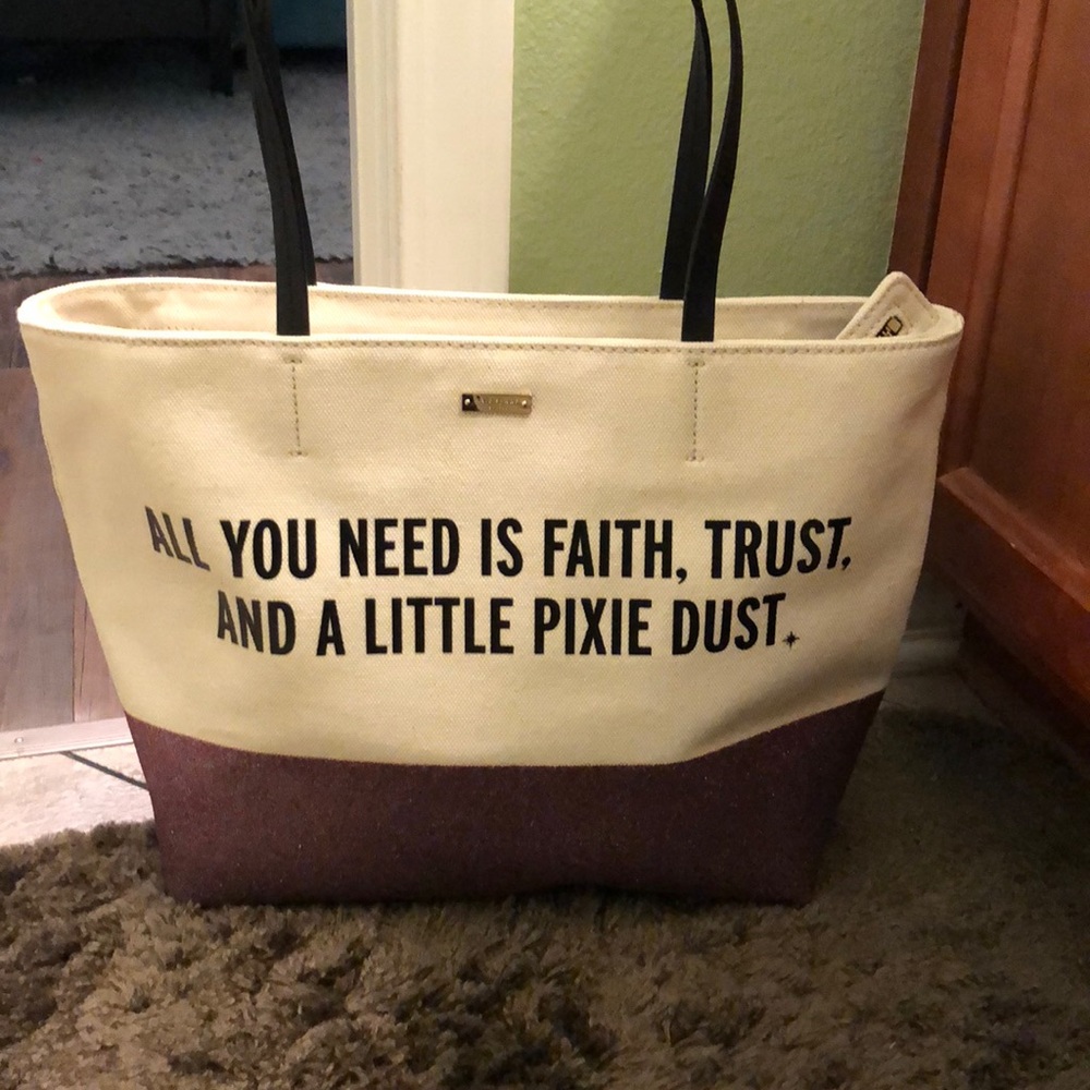 NWOT Kate Spade Disney canvas tote
